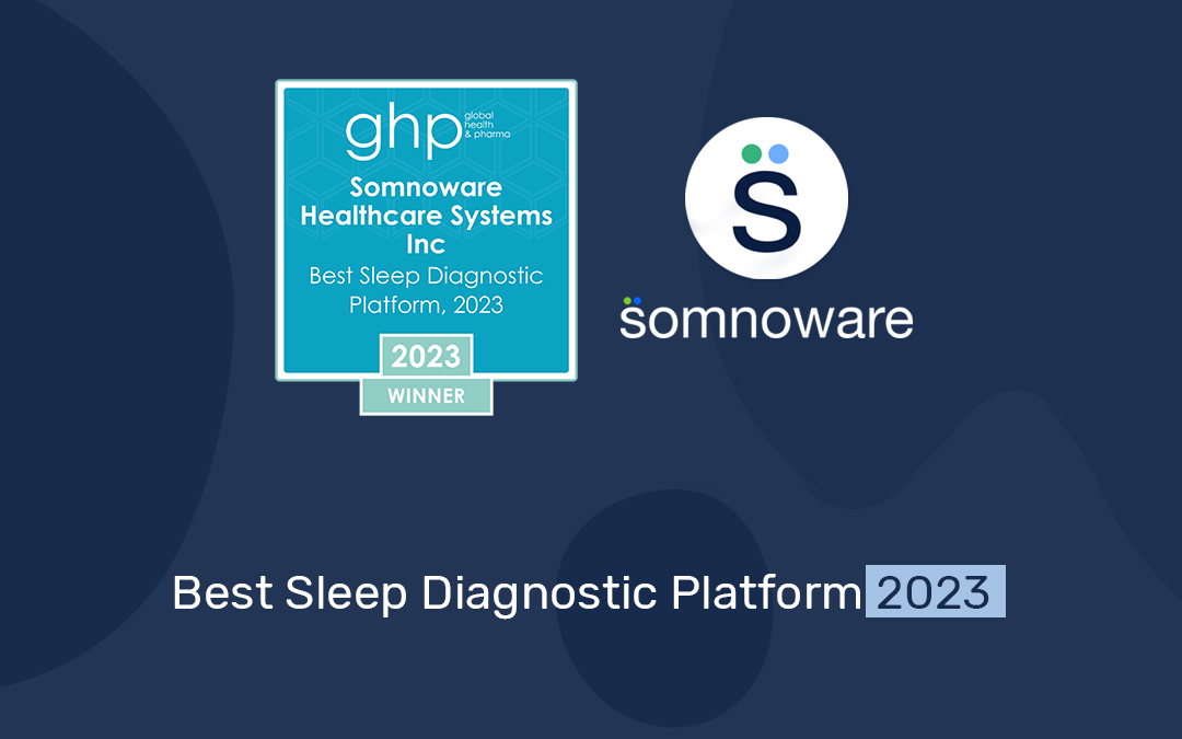 Somnoware Recognized as Best Sleep Diagnostic Platform